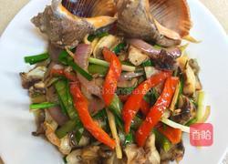 姜葱炒海螺肉的做法图解9