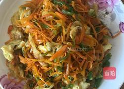 胡萝卜丝炒鸡蛋的做法图解7