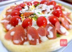 香肠披萨的做法图解6