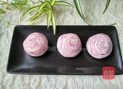 紫薯蛋黄酥的做法图解17