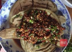 蒜末蒸茄子的做法图解5