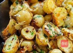 葱香煎土豆的做法图解3