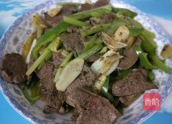 芹菜炒猪肝的做法图解7