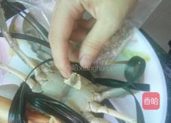田七炖水螃蟹的做法图解2