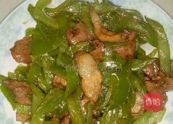 尖椒炒肉的做法图解5