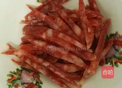 杏鲍菇炒腊肠的做法图解2
