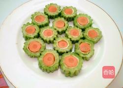 苦瓜胡萝卜心的做法图解8