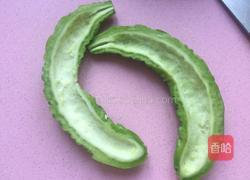 苦瓜炒鸡蛋的做法图解3