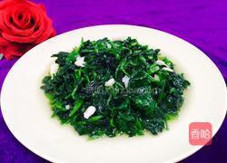 炒菠菜的做法图解8