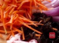 肉炒三丝的做法图解2