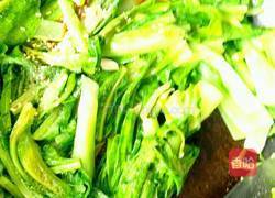 清炒油麦菜的做法图解7