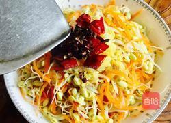 炝拌黄豆芽的做法图解9
