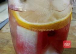 柠檬菊花冰格西瓜饮品的做法图解7