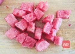 水晶西瓜方块冰的做法图解3