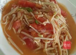 番茄金针菇的做法图解7