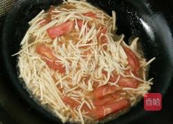 番茄金针菇的做法图解5