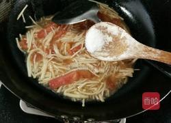 番茄金针菇的做法图解6