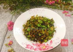 雪菜毛豆子的做法图解6