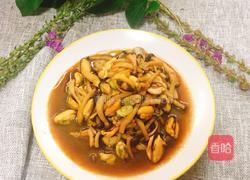 淡菜肉炒蘑菇的做法图解6