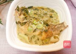 雪菜鲈鱼汤的做法图解6