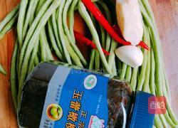 豇豆榄菜面的做法图解2