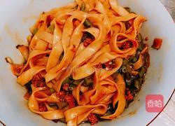 豇豆榄菜面的做法图解11