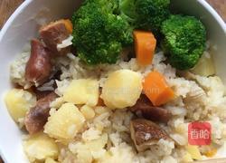 肉枣肠香菇焖饭的做法图解10