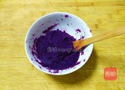 自制鸡蛋紫薯糕的做法图解2