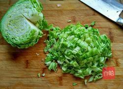 包菜虾皮猪肉饺子的做法图解1