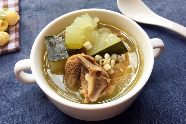 冬瓜薏米干贝鸭汤