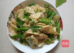 青椒炒豆腐皮的做法图解7