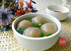 红薯粉圆子的做法图解1