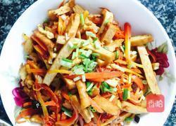 胡萝卜炒香干的做法图解3