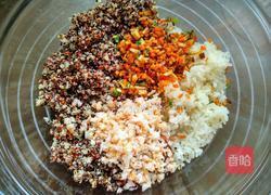 香菇虾仁三色藜麦饭团的做法图解14