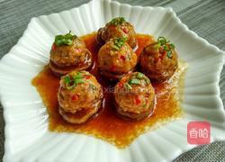 藕丁鲜肉酿香菇的做法图解17