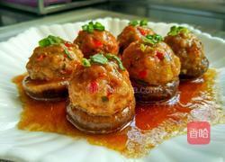 藕丁鲜肉酿香菇的做法图解18