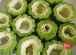 瑶柱瘦酿苦瓜的做法图解5