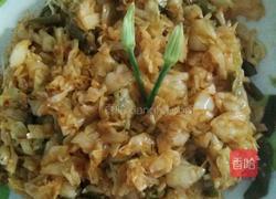 酸豆角炒包心菜的做法图解8