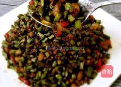 酱香豇豆肉丁炒辣椒的做法图解11