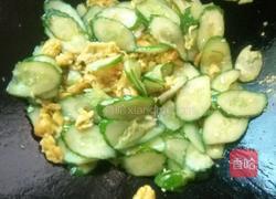 黄瓜炒蛋的做法图解7