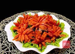 油爆菊花肠的做法图解8