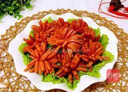 油爆菊花肠的做法图解10