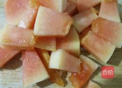 木瓜炖奶的做法图解2