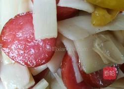 泡椒春笋炒香肠的做法图解10