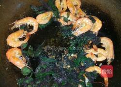 蒜香紫苏虾的做法图解4