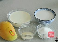 芒果椰奶冻‖一食半刻的做法图解1