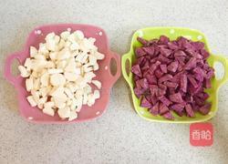 桂花紫薯山药糕的做法图解2