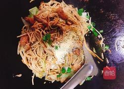 油豆腐肉丝炒面的做法图解7