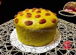 菠菜葡萄干发糕的做法图解14