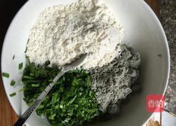 韭菜薏米杂粮饼的做法图解4